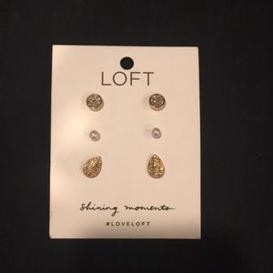 3 sets of assorted studs